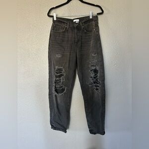 Forever 21 black mom jeans